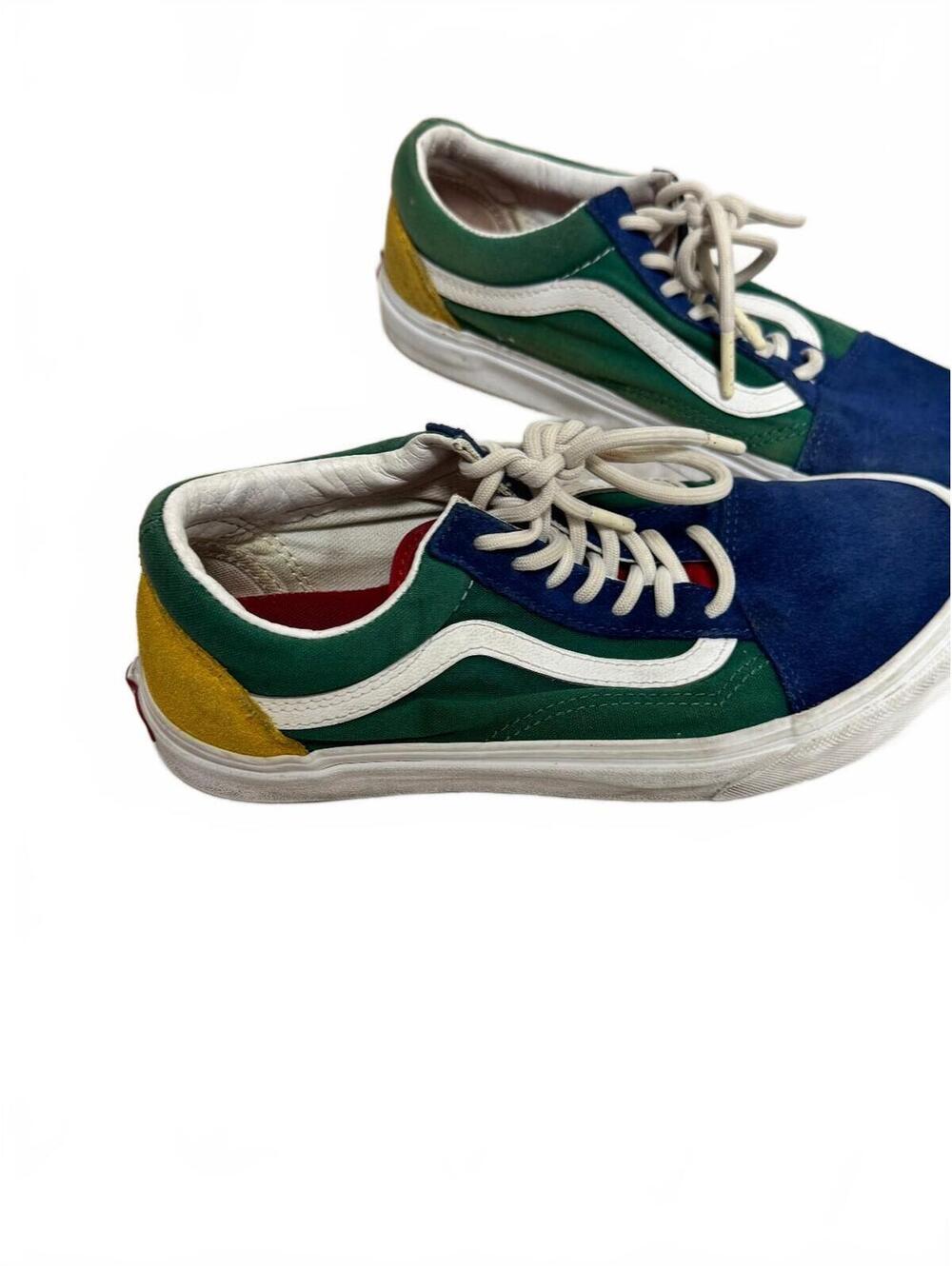 Vans Old Skool Multi-Color Block Sneakers Size Men 6 Women 7.5
